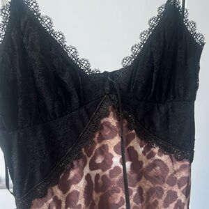 F21 leopard maxi dress